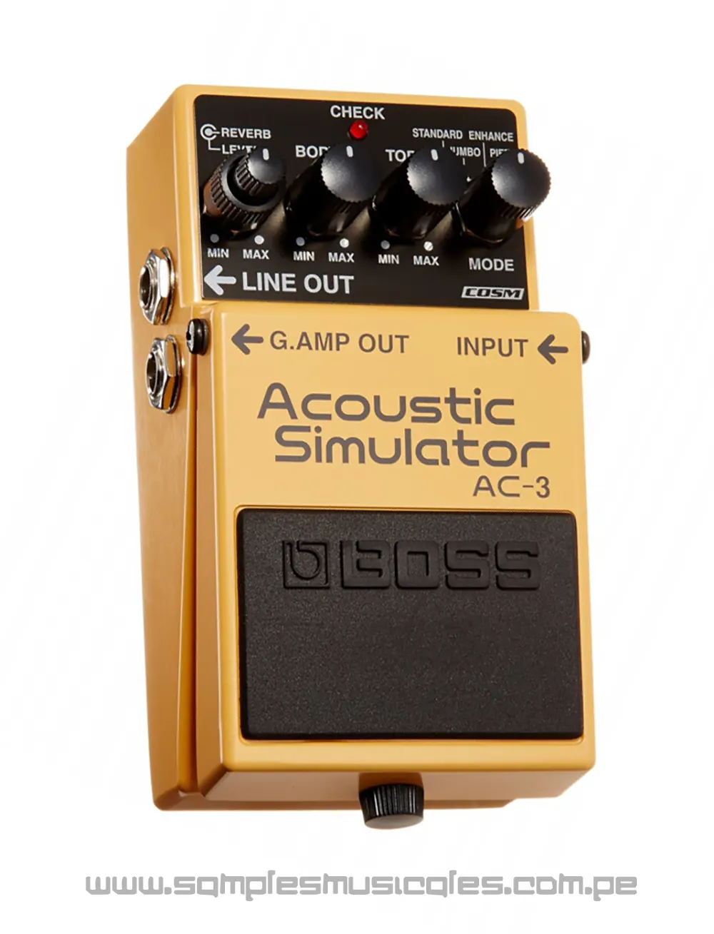 pedalera simulator acustic boss AC3