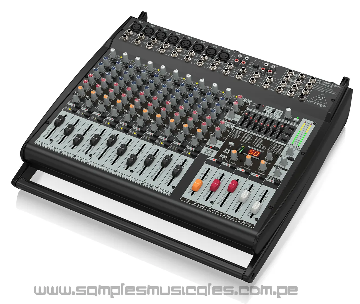 consola amplificada 8 monos 4 stereos behringer PMP4000