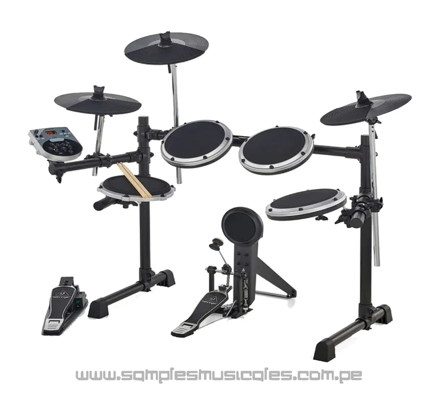 bateria electronica tipo araña 8 piezas lcd 175 sonidos behringer XD80USB