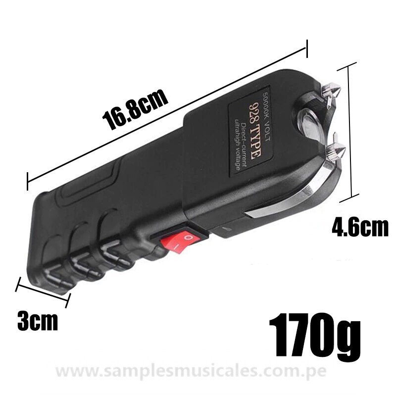 Linterna Taser Electroshock Defensa Personal