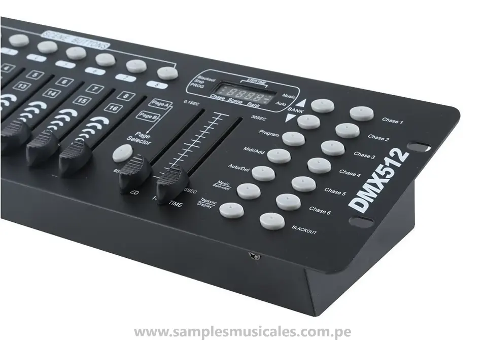 DMX CONTROLADOR DE ILUMINACIÓN DE LUCES SAMPLES 192512