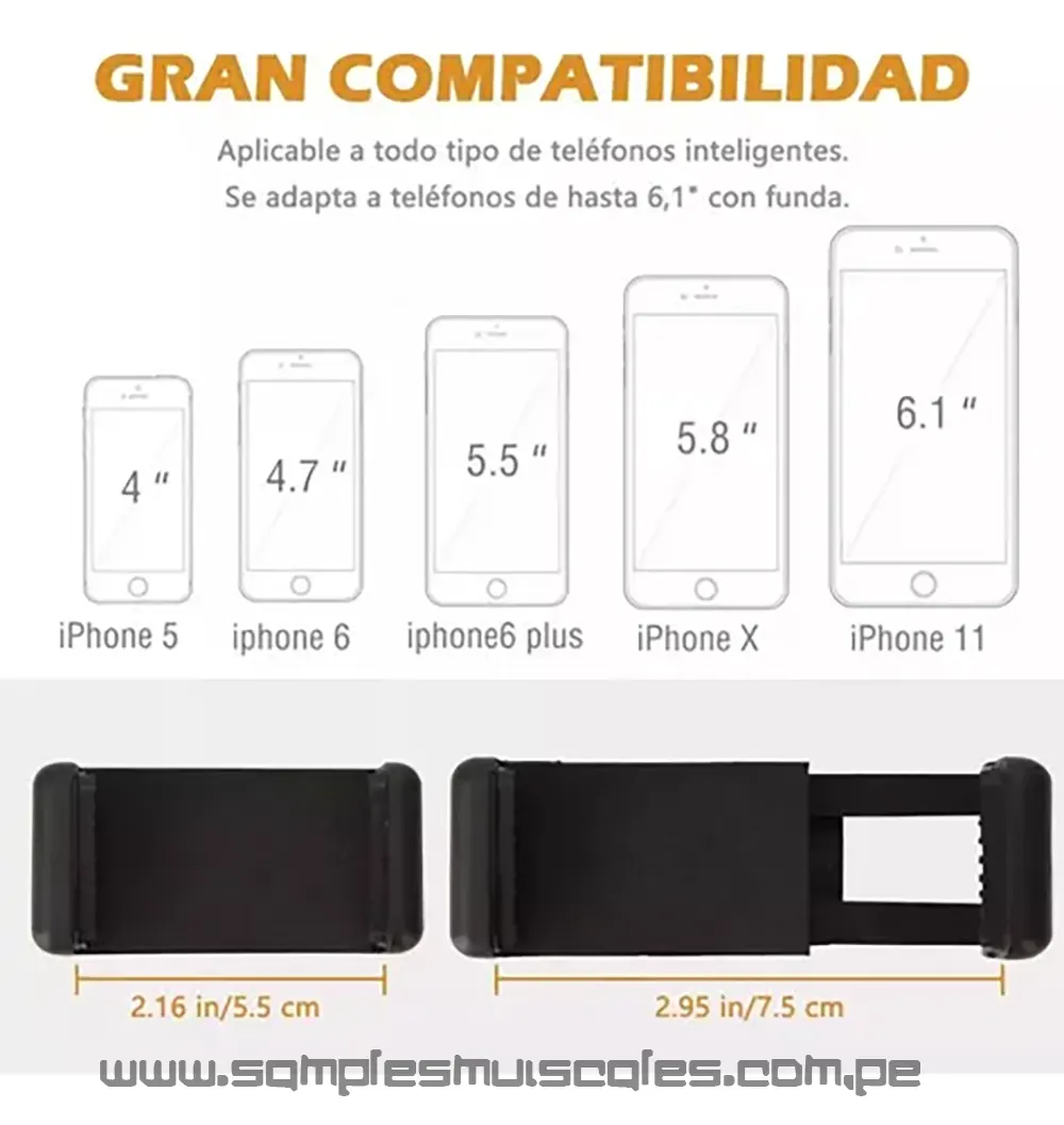 SOPORTE CLIP PARA CELULAR